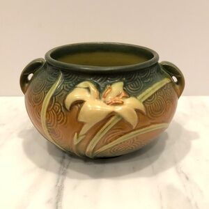 Roseville Pottery Zephyr Lily Jardinere